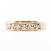 GOLD & DIAMOND HALF ETERNITY RING