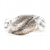 VICTORIAN SILVER DOUBLE HEADED SNAKE RING