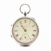 EDWARDIAN SILVER HALLMARKED J G GRAVES POCKET WATCH