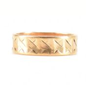 HALLMARKED 9CT GOLD BAND RING