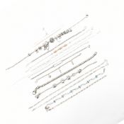 COLLECTION OF ASSORTED 925 SILVER BRACELETS
