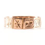 HALLMARKED VICTORIAN 9CT ROSE GOLD BAND RING