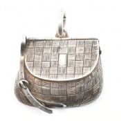 VICTORIAN SILVER HALLMARKED FISHERMANS CREEL LOCKET