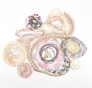 LARGE COLLECTION OF COSTUME JEWELLERY NECKLACES