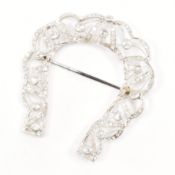 1920s BELLE EPOQUE DIAMOND BROOCH PIN