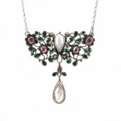 ARTHUR & GEORGIE GASKIN ARTS & CRAFTS NECKLACE