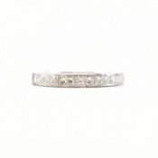 PLATINUM & DIAMOND HALF ETERNITY RING