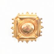 HALLMARKED VICTORIAN 9CT GOLD BROOCH PIN