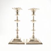 PAIR OF 1970S SILVER HALLMARKED CANDLESTICKS