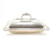 EDWARDIAN SILVER HALLMARKED LIDDED TERRINE
