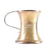EDWARDIAN SILVER HALLMARKED CHRISTENING CUP