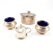 ASSORTMENT OF SILVER CRUETS - 20TH CENTURY