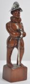 20TH CENTURY WOODEN CARVED SPANISH CONQUISTADOR