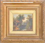 HENRY HARRIS - 19TH CENTURY OIL LANDSCAPE PAINTING