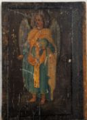 HAND PAINTED RUSSIAN ICON OF ANGEL GABRIEL