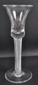 18TH CENTURY GEORGE III WINE DRINKING GLASS