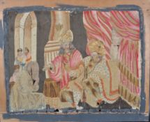 19TH CENTURY NEEDLE POINT TAPESTRY