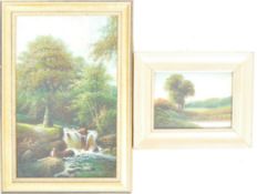 GEORGE HARRIS PAIR OF 19TH CENTURY OIL PAINTINGS