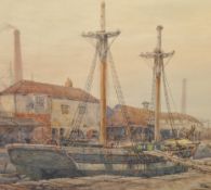 EARLY 20TH CENTURY MARINE WATERCOLOUR BY A W PARSONS