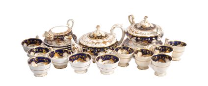 19TH CENTURY WORCESTER GRAINGER MANNER TEASET