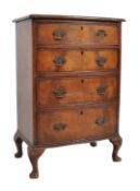 18TH CENTURY GEORGE III BOW FRONTED CHEST OF DRAWERS