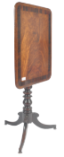 18TH CENTURY GEORGE III MAHOGANY TILT TOP WINE TABLE