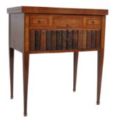 19TH CENTURY SATINWOOD LEATHER BOOK FAUX DRAWER DESK