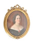 19TH CENTURY PASTEL PORTRAIT DEPICTING KATHERINE BLICKE ARCHER