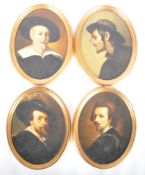 COLLECTION OF OIL ON BOARD SELF-PORTRAITS