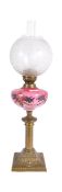19TH CENTURY VICTORIAN NEOCLASSICAL OIL LAMP