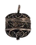 18TH CENTURY GERMAN SILVER POMANDER