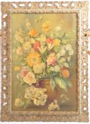 EARLY 20TH CENTURY DUTCH OIL ON CANVAS STILL LIFE PAINTING