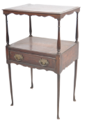 19TH CENTURY MAHOGANY BEDSIDE TABLE