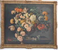 EARLY 20TH CENTURY DUTCH OIL ON CANVAS STILL LIFE PAINTING