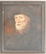 18TH CENTURY OIL PORTRAIT OF AN OLD GENTLEMAN