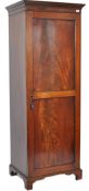 VICTORIAN FLAME MAHOGANY SENTRY BOX WARDROBE