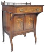 19TH CENTURY VICTORIAN ROSEWOOD DAVENPORT DESK