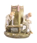 EARLY 20TH CENTURY CERAMIC FIGURINE GROUP