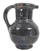 18TH CENTURY GEORGIAN POTTERY PUZZLE JUG