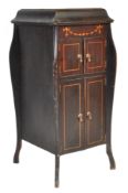 19TH CENTURY VICTORIAN MAHOGANY GRAMOPHONE CABINET