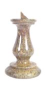 19TH CENTURY CORNISH SERPENTINE MARBLE SUNDIAL