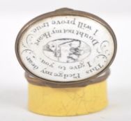 19TH CENTURY ENAMELLED PILL BOX