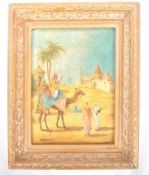 MARIANO BERTUCHI (1884-1955) - MOROCCAN OIL ON BOARD