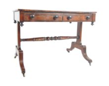 REGENCY ROSEWOOD LIBRARY WRITING TABLE