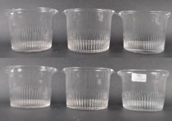 SET OF SIX EARLY 19TH CENTURY DOUBLE LIP RINSERS