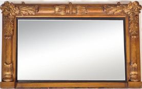 EARLY 19TH CENTURY REGENCY OVERMANTEL MIRROR