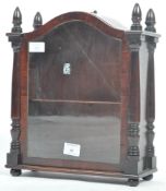 19TH CENTURY MAHOGANY WALL CABINET
