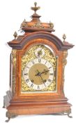 LATE 19TH CENTURY WALNUT BRACKET CLOCK