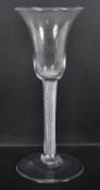 18TH CENTURY GEORGIAN WINE DRINKING GLASS