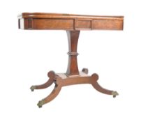 19TH CENTURY MAHOGANY CARD TABLE / GAMES TABLE